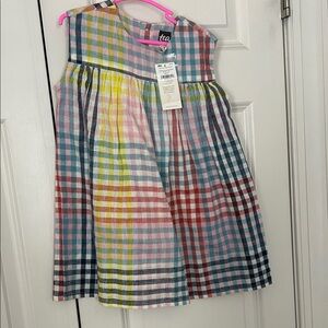 Tea Collection Multicolor Plaid Dress